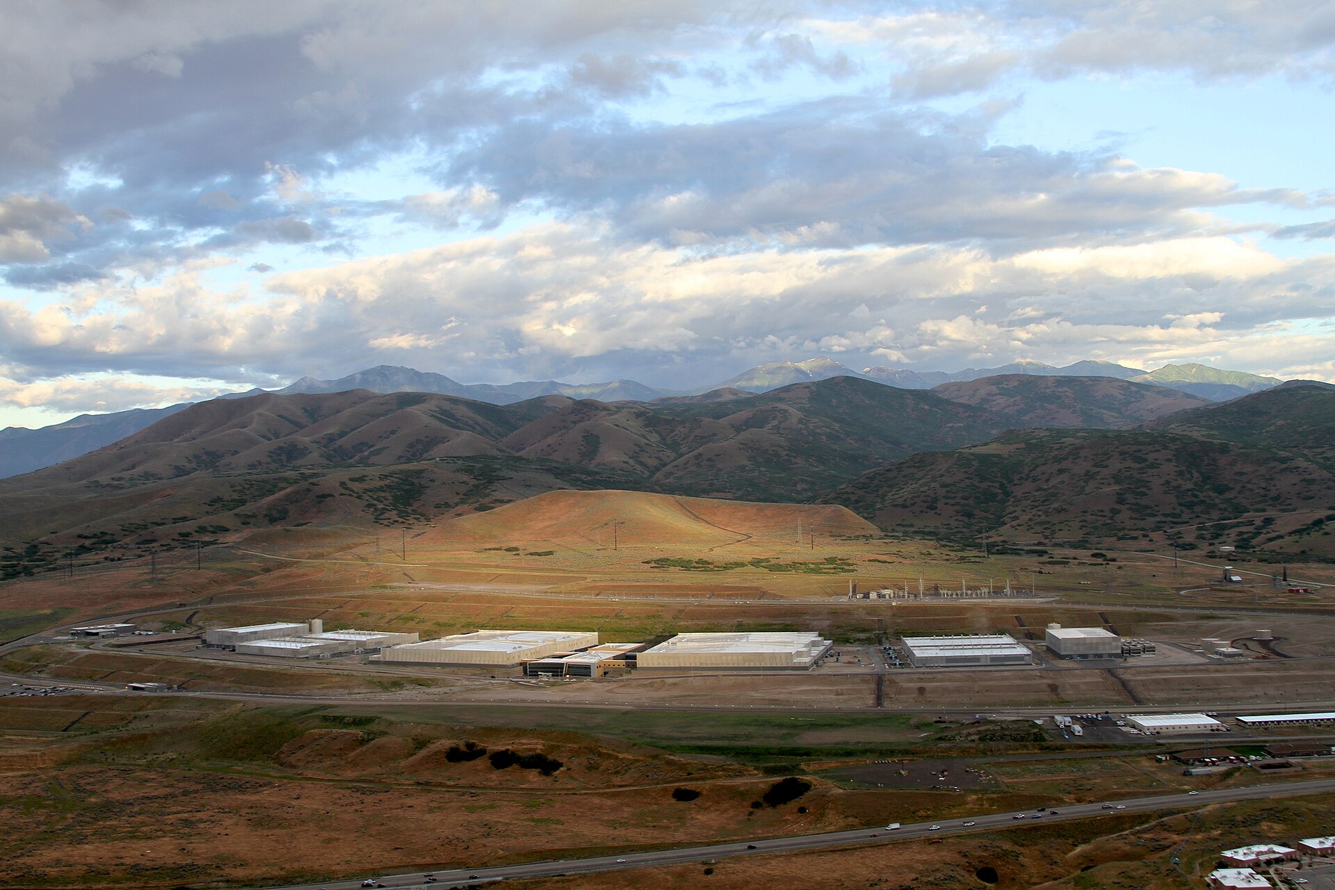 NSA Utah Data Center aerial, Bluffdale