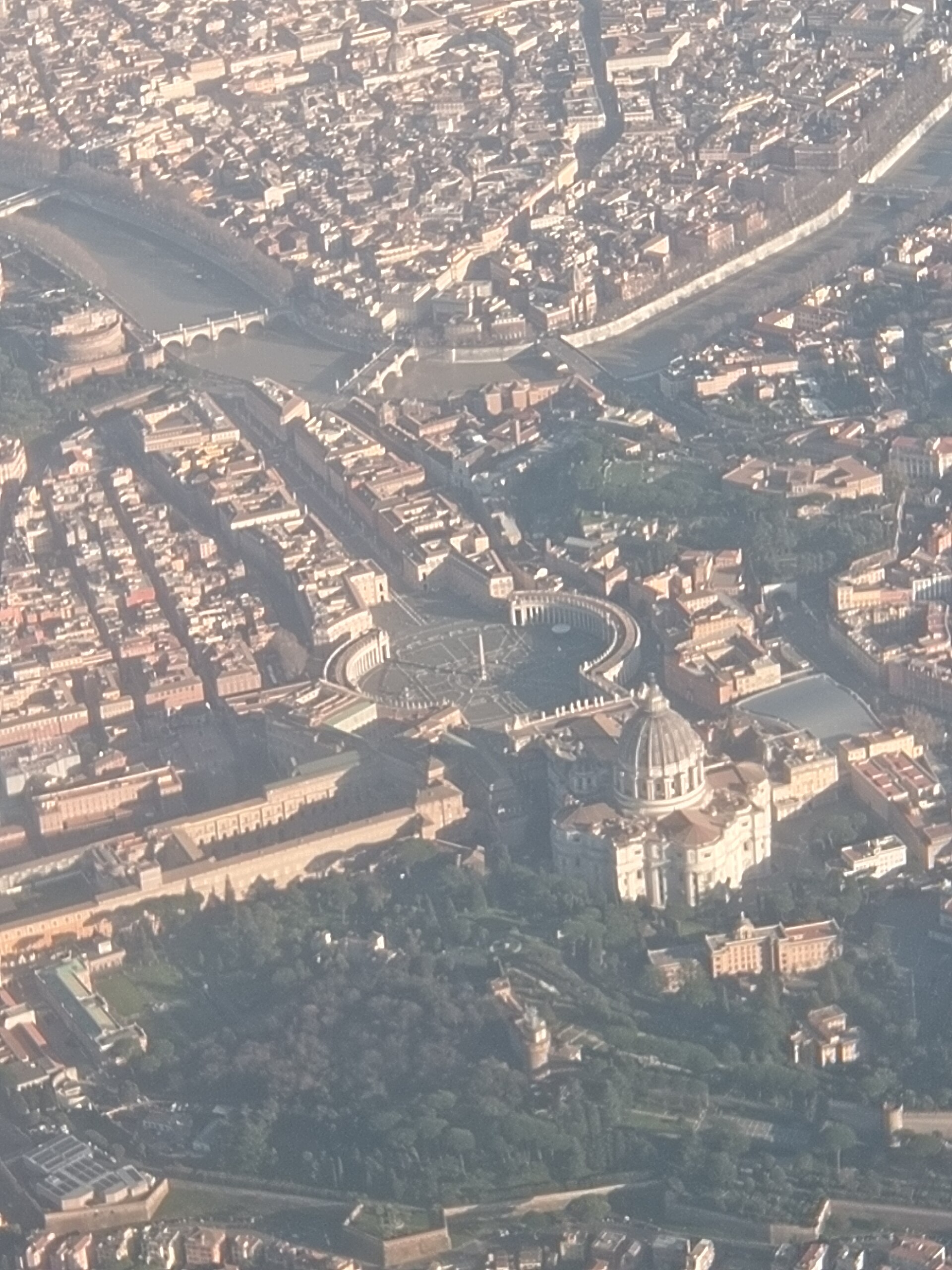 Aerial view of St. Peter&rsquo;s Square, Vatican City
